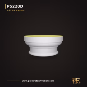 Poliüretan 28×28 cm Kabartma Motifli Sütun Başlığı