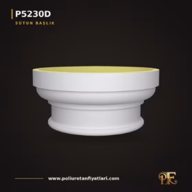 Poliüretan Sütun Başlığı 43x43x19 cm Klasik Dekor