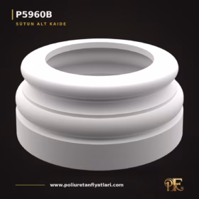 Poliüretan Sütun Alt Kaide Modeli 76×34 cm Dekoratif Taban