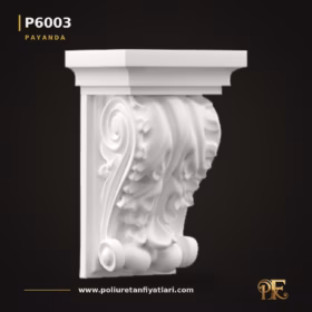 Poliüretan Klasik Oyma Payanda Modeli 8x10x16 cm