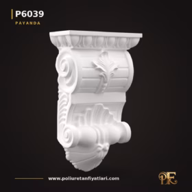 Poliüretan Payanda Model P6039 11x25x40 cm Oyma Motifli