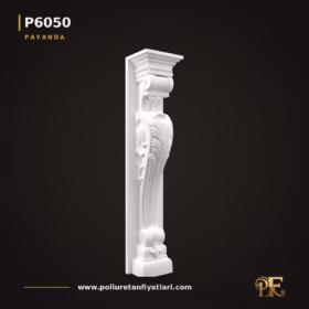 Klasik Rölyef Kabartmalı Poliüretan Dekoratif Payanda Konsol 188x203x1050 mm