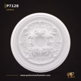 Poliüretan Desenli Klasik Tavan Göbeği Modeli 68×68 cm