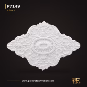 74×110 cm Oval Poliüretan Tavan Göbeği Modeli