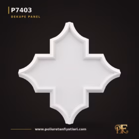 Poliüretan Dekupe Duvar Paneli 63×63 cm Dekoratif Tavan Modeli