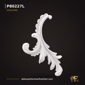 Poliüretan 25×16 cm Motifli Klasik Süsleme Motifi