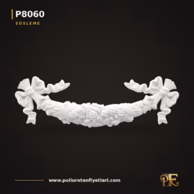 Poliüretan 27×86 cm Klasik Fiyonklu Aplik Süsleme Modeli