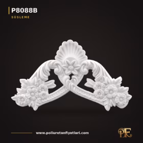 28×49 cm Klasik Oyma Desenli Poliüretan Süsleme Motif
