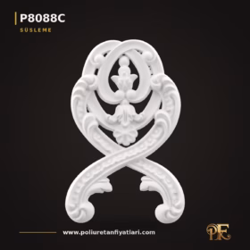 Poliüretan Oyma Desenli Dekoratif Süsleme Motif 32×20 cm