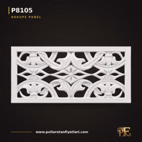 Poliüretan Dekupe Oyma Duvar Paneli 38×80 cm Model