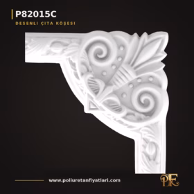 Poliüretan Desenli Çıta Köşesi 25x25x3 cm Modeli