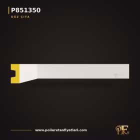 Poliüretan Düz Duvar Çıtası 21×36 mm Dekoratif Profil