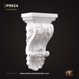 Poliüretan Akant Yapraklı 15x21x39 cm Dekoratif Payanda