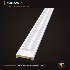 Poliüretan Sade Panel Motifli Pilaster Sütun 3x15 cm