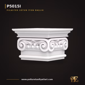 Belirtilmemiş. 21x21x15 cm İyon Başlık Pilaster Sütun