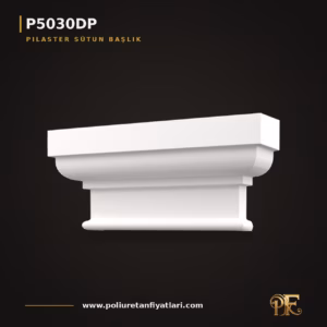 Poliüretan Pilaster Sütun Başlığı 10x43x19 cm Klasik Model
