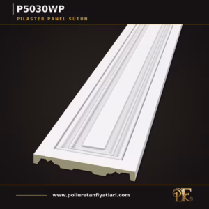Düz Yüzeyli Poliüretan Pilaster Panel Sütun 3x30 cm