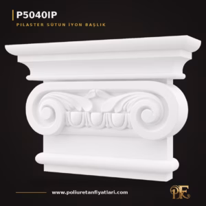 Poliüretan İyon Başlıklı Klasik Pilaster Sütun 15x60x41 cm