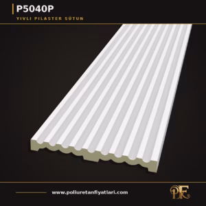 Poliüretan Yivli Pilaster Sütun 4x40x240 cm Duvar Dekoru