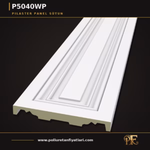 4x40x240 cm Panel Motifli Poliüretan Pilaster Sütun