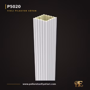 20x20x240 cm Yivli Dekoratif Poliüretan Pilaster Sütun
