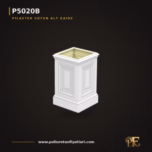 Poliüretan 22x22x36 cm Pilaster Sütun Alt Kaidesi