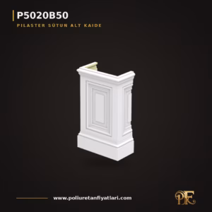 Poliüretan dekorasyon ürünü 11x22x36 cm Pilaster Kaide