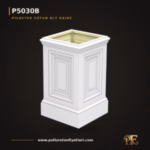 34x34x56 cm Pilaster Alt Kaidesi Poliüretan dekorasyon ürünü
