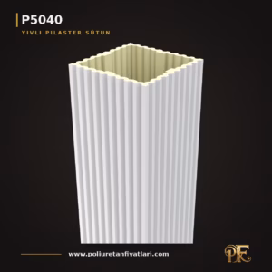 40x40x240 cm Poliüretan dekorasyon ürünü Pilaster Sütun