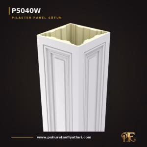 Pilaster Sütun 40x40x240 cm Poliüretan dekorasyon ürünü