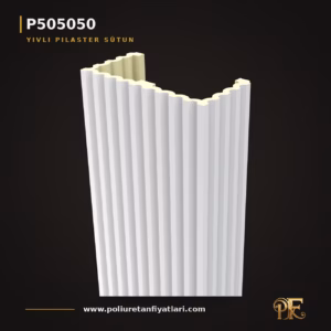 25x50x240 cm Yivli Poliüretan Pilaster Sütun Dekoru