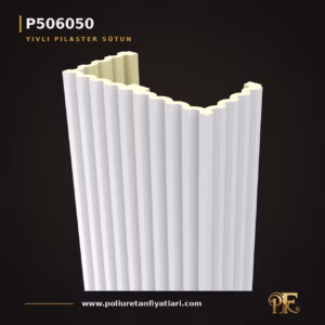 Poliüretan Yivli Pilaster Sütun Dekor 30x60x240 cm